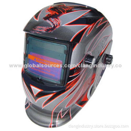 Welding Helmets, WeldSkill Auto Darkening, Solar Powered Auto Dark, Black-free Flame